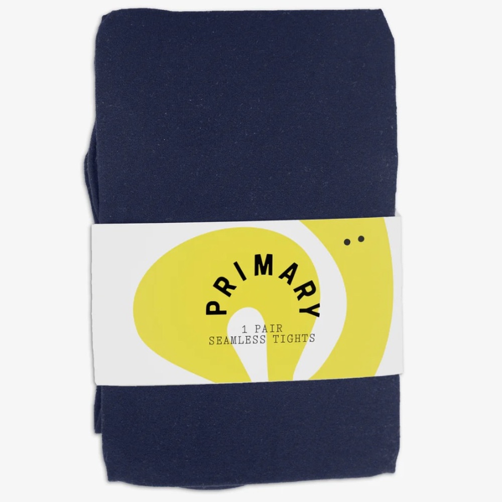 NWT Primary Kids Tights Navy Blue Size Small